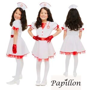 PAPILLON Nurse Sweetheart Halloween Costume Girl’s Size Small (4/6)